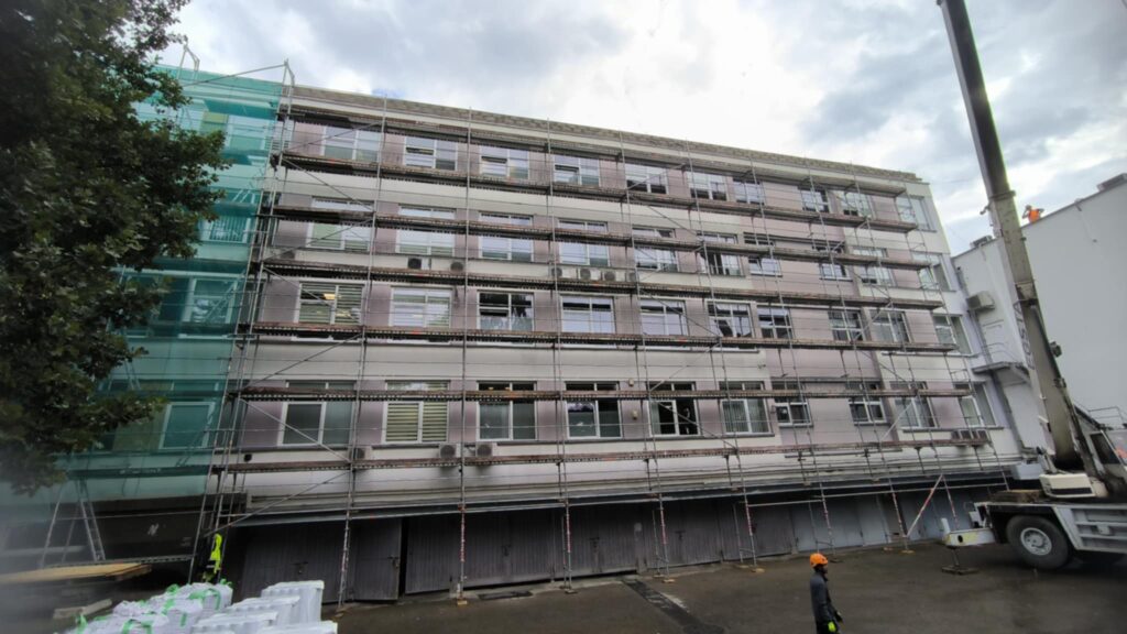 Fasadiniai moduliniai pastoliai Jonavos savivaldybė